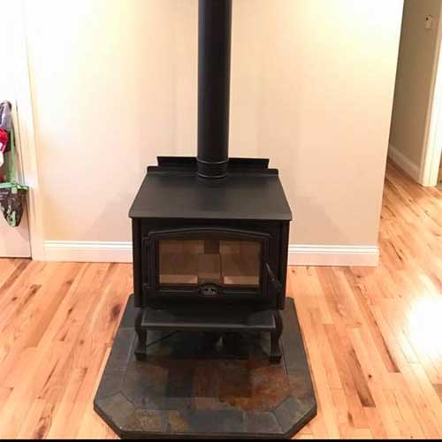 Mid-Valley Chimney - Free Standing Stove
