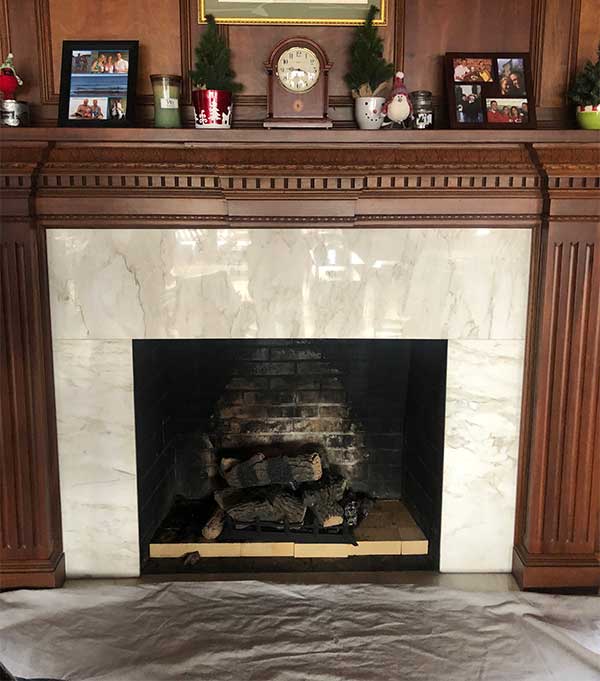 Mid-Valley Chimney - Fireplace Facelift