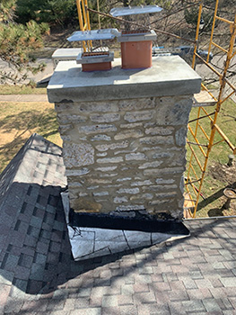 Chimney after retuckpointing - Mid Valley Chimney